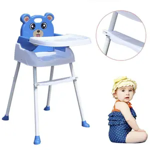 Croll High Chair Blue/White