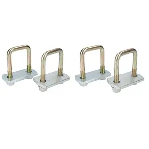 4 Pack M10 40mm x 70mm U-Bolt N-Bolt with Plates & Nuts HIGH TENSILE