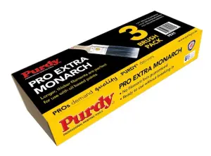 Purdy Pro Extra Monarch Paint Brush Box Set 1", 1.5" & 2"