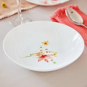 URBNLIVING 20cm Diameter Flower Soup Bowls Set of 6 Pcs