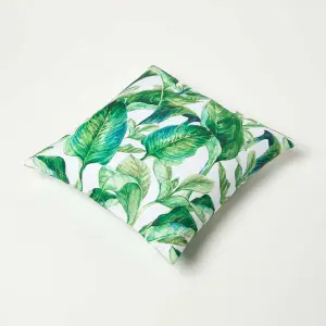 Homescapes Banana Leaf Outdoor Cushion 45 x 45 cm, Set of 2