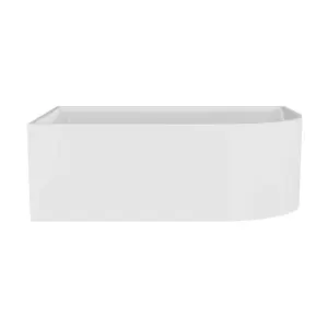 Left Hand J-Shaped Freestanding Bath from Balterley - 1700mm x 740mm