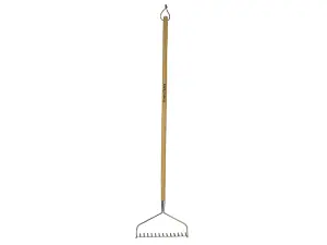 Kent & Stowe 70100057 Stainless Steel Long Handled Soil Rake, FSC K/S70100057