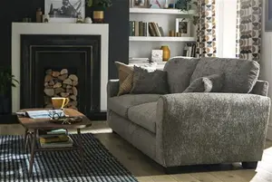 Argos Home Taylor Fabric Chair & 4 Seater Sofa - Grey