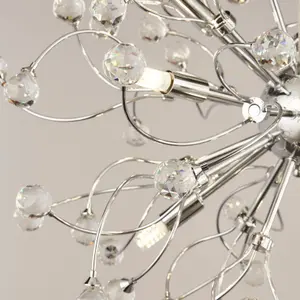 Lighting Collection Pecem Chrome 12Lt Pendant