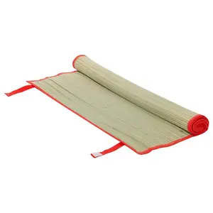 Straw Picnic Blanket (Set of 2) Red