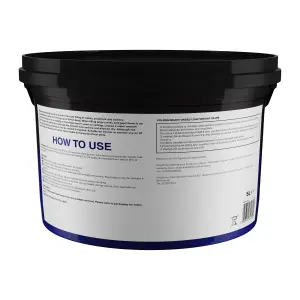 Volden Ready Mixed White Paste Ready to use Multi-purpose Filler, 5L 1.8kg