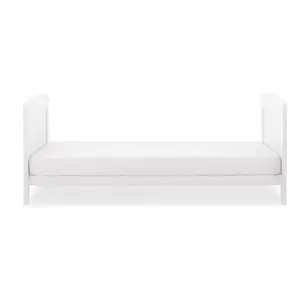 Grace Cot Bed with Foam Mattress White