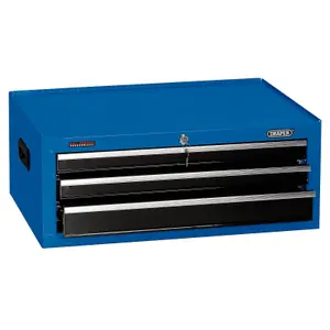 Draper Intermediate Tool Chest, 3 Drawer, 26", Blue 14970