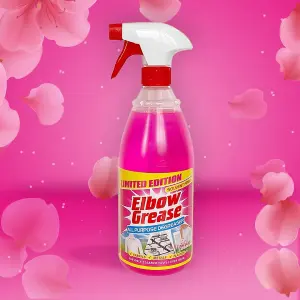 Elbow Grease All Purpose Degreaser, Spray Bottle, Multi Use Cleaner Pink 1L (Pack of 3)