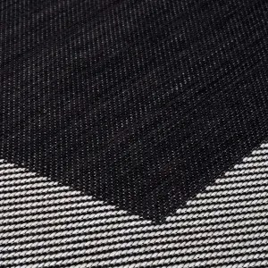 Ecology Collection Outdoor Rugs in Black 200bl