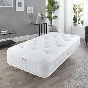 White Noise Open Coil Mattress Kingsize (5')