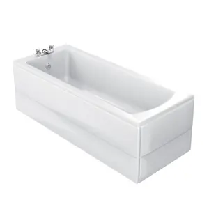 Ideal Standard Vue White Front Bath panel (H)51cm (W)170cm