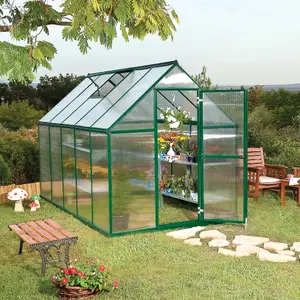 Palram - Canopia Mythos Green 6X10 Greenhouse