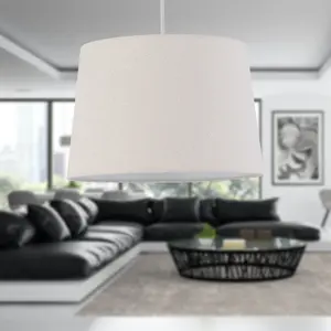 First Choice Lighting Zoey Natural Linen Easy Fit Pendant or Lamp Shade