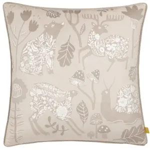 furn. Nook Velvet Piped Feather Rich Cushion