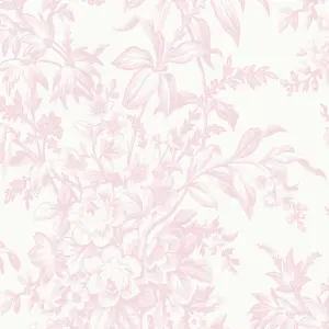 Laura Ashley Picardie Petal Floral Smooth Wallpaper