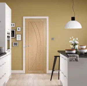 Internal Salerno Oak Fire Door 2040 x 626 x 44mm