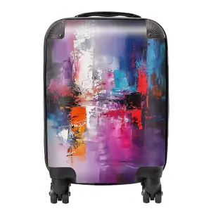 Vibrant Metropolis: A Palette Of Emotions Suitcase - Small