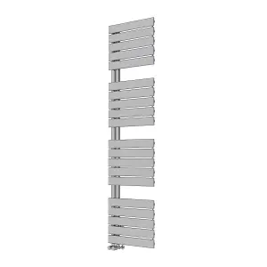 Rinse Designer Heated Towel Rail Bathroom Ladder Radiator Warmer Central Heating Rads Flat Panel Chrome 1800x500mm