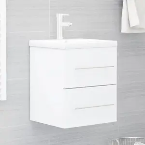 Berkfield Sink Cabinet White 41x38.5x48 cm Engineered Wood