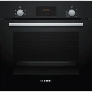 Bosch HHF113BA0B Built-in Single Multifunction Oven - Black