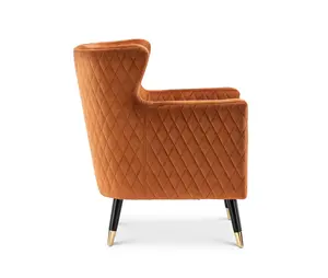 Velvet Orange Alessia Accent Chair