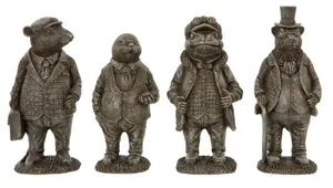 Miniature Character Ornaments from Wind in the Willows