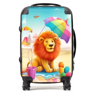 Lion On A Beach Holiday Suitcase - Cabin