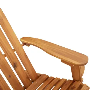 vidaXL Adirondack Garden Bench 126 cm Solid Wood Acacia