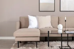 Zoom U Shape Sofa Set, Beige Sofas