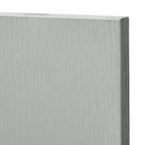 GoodHome Alpinia Matt grey wood effect Shaker Highline Cabinet door (W)150mm (H)715mm (T)18mm