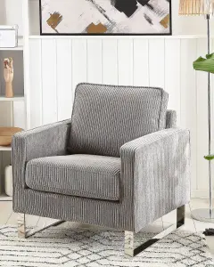 Armchair VIND Corduroy Light Grey