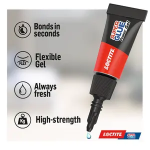 Loctite Power Gel Mini Trio Superglue 1g, Pack of 3