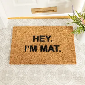 Hey I'm Mat Doormat - Regular 60x40cm