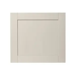 GoodHome Verbena Painted natural ash Matt cashmere Shaker Appliance Cabinet door (W)600mm (H)543mm (T)20mm