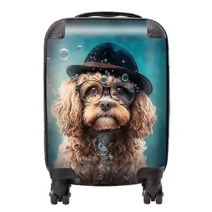 Cavapoo Dog Splashart Suitcase - Small