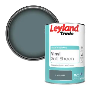 Leyland Trade Vinyl Soft Sheen Walls & Ceilings Emulsion Paint (S 6010-B30G) - 5L