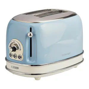 Ariete ARPK3 Vintage Retro Jug Kettle & Toaster Set, Blue