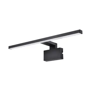 GoodHome Craven Black Wired LED Bathroom wall light