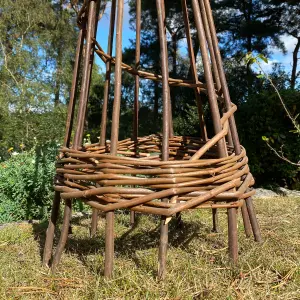 Spiral Willow Garden Obelisk (1.2m)