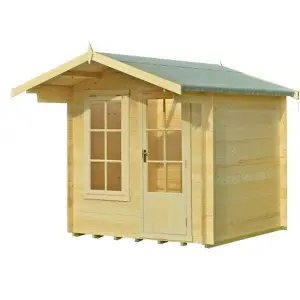 Crinan Log Cabin Home Office Garden Room Approx 9 x 9 Feet