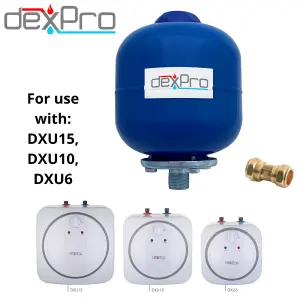 Dexpro 2 Litre Expansion Vessel Kit with Check Valve