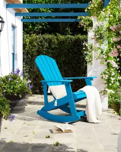 Garden Rocking Chair ADIRONDACK Blue