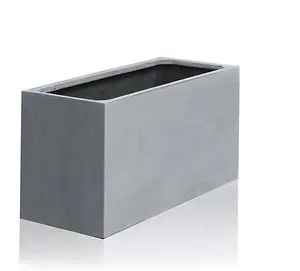 Primrose Polystone Small Grey Patio Trough Planter 80cm