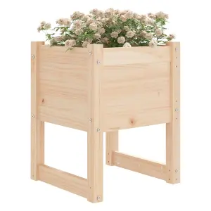 Berkfield Planters 2 pcs 40x40x52.5 cm Solid Wood Pine