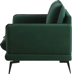 Obriel Forest Green Velvet Sofa, 2-Seater - Daals - Sofas