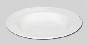 Essentials by Premier Quinn Embossed White Soup Bowl