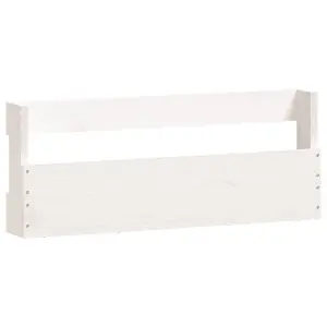 Wall-mounted Shoe Racks 2 pcs White 59x9x23 cm Solid Wood Pine