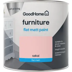 GoodHome Renovation Sakai Flat matt Multi-room Furniture paint, 500ml